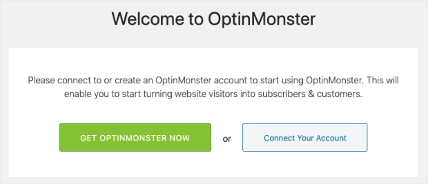 Connect your OptinMonster account to WordPress