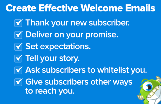 create effective welcome emails